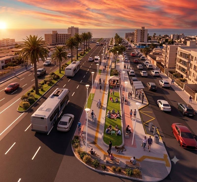 Proyecto SERVIU Arica — diseño urbano